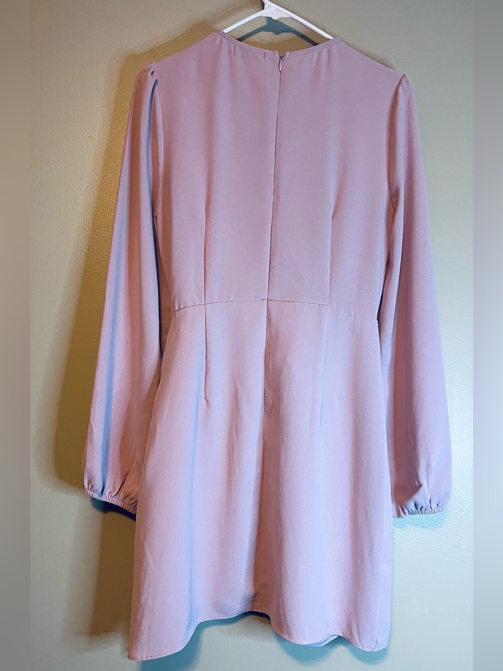Farrow Knot Front Long Sleeve Mini Dress - Picture 8 of 11